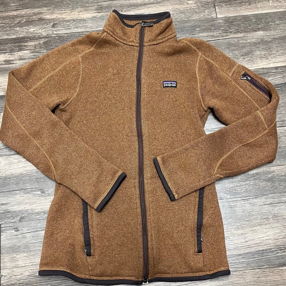 Patagonia Better Sweater Full Zip Fleece Jacket Brown XS Sleeve Pocket Gorpcore - Picture 2 of 10